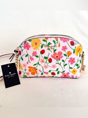 Kate Spade Cameron Street Hilli Crossbody Bag in Strawberry Garden Print